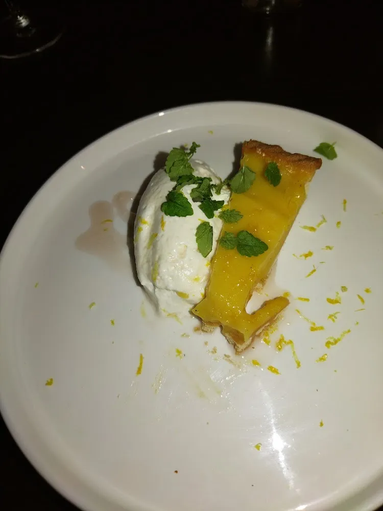 Tarte Au Citron Chantilly À la Vanille